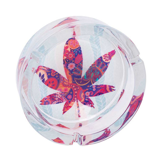 FUJIMA MEDIUM GLASS ASHTRAY - Discreet Smoker