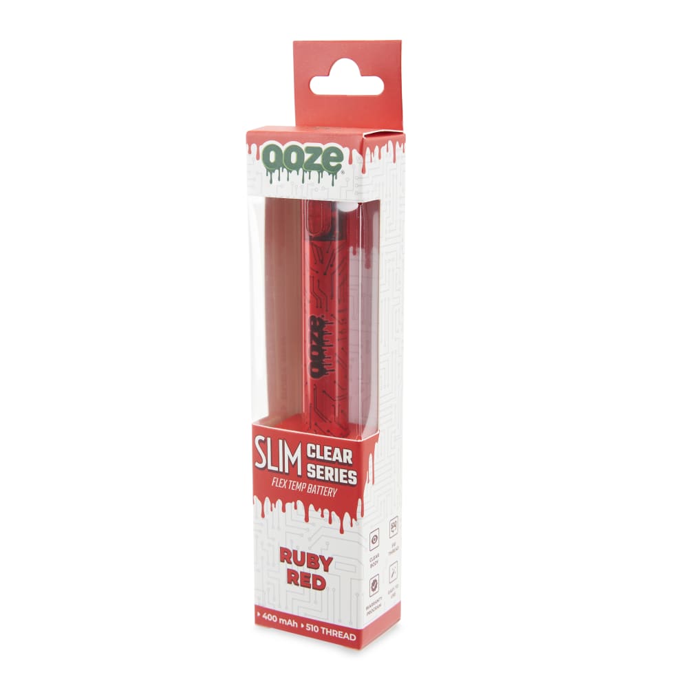 Slim Clear Series Transparent 510 Vape Battery