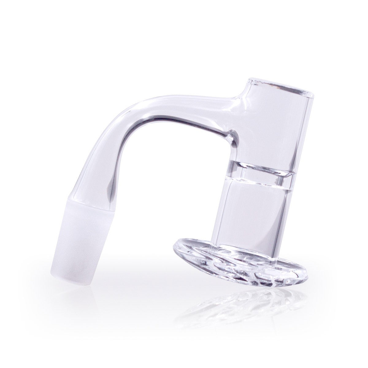 Full Weld Straight Blender Slurper Quartz Banger - Discreet Smoker