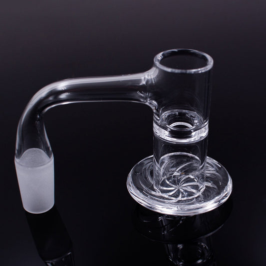 Full Weld Straight Blender Slurper Quartz Banger - Discreet Smoker