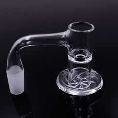 Full Weld Straight Blender Slurper Quartz Banger - Discreet Smoker