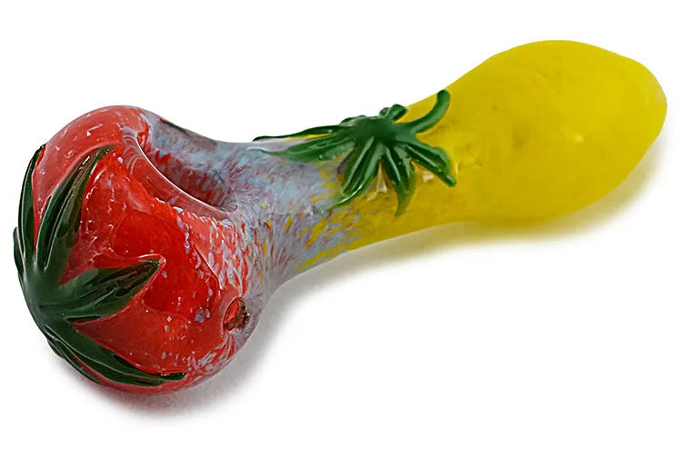 Rasta Leaf Glass Pipe