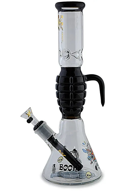 MK Glass Grenade Water Pipe - Discreet Smoker