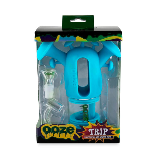 Ooze Trip Pipe Silicone Bubbler - Discreet Smoker