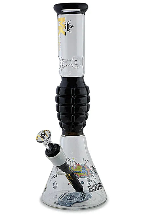 MK Glass Grenade Water Pipe - Discreet Smoker