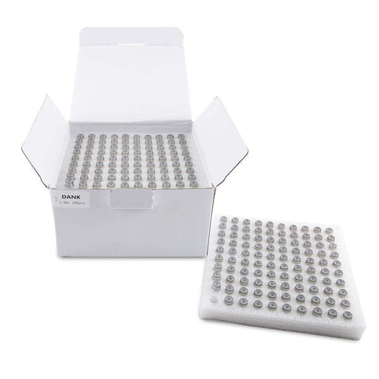 G5 Oil Atomizer 1.6mm - Round Tip - Chrome - 1ml - EZ Process - 100ct - Discreet Smoker