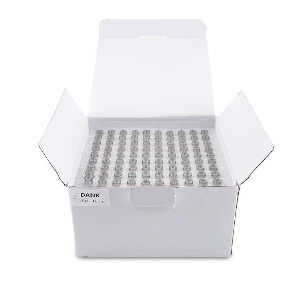 G5 Oil Atomizer 1.6mm - Round Tip - Chrome - 1ml - EZ Process - 100ct - Discreet Smoker