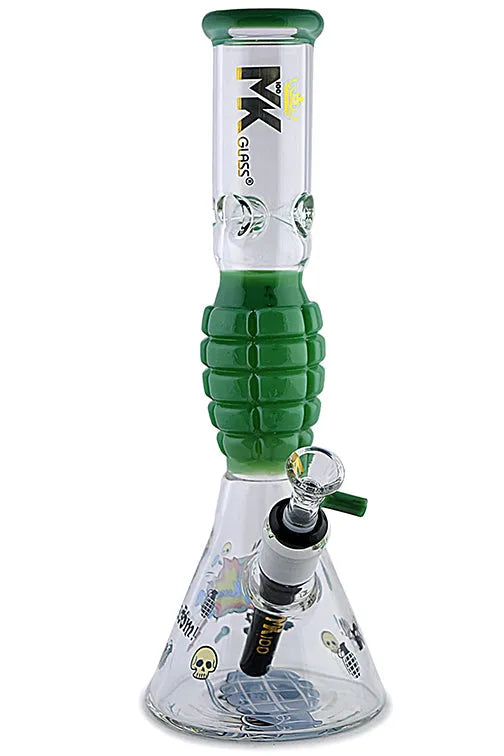 MK Glass Grenade Water Pipe - Discreet Smoker
