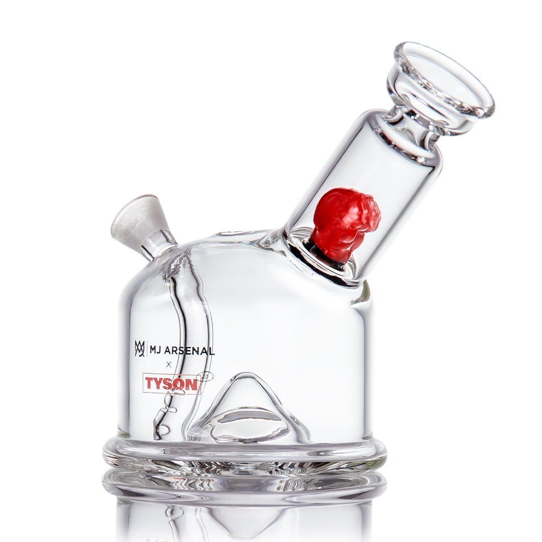 MJ Arsenal x Tyson 2.0 Punch-Out Bubbler - Discreet Smoker