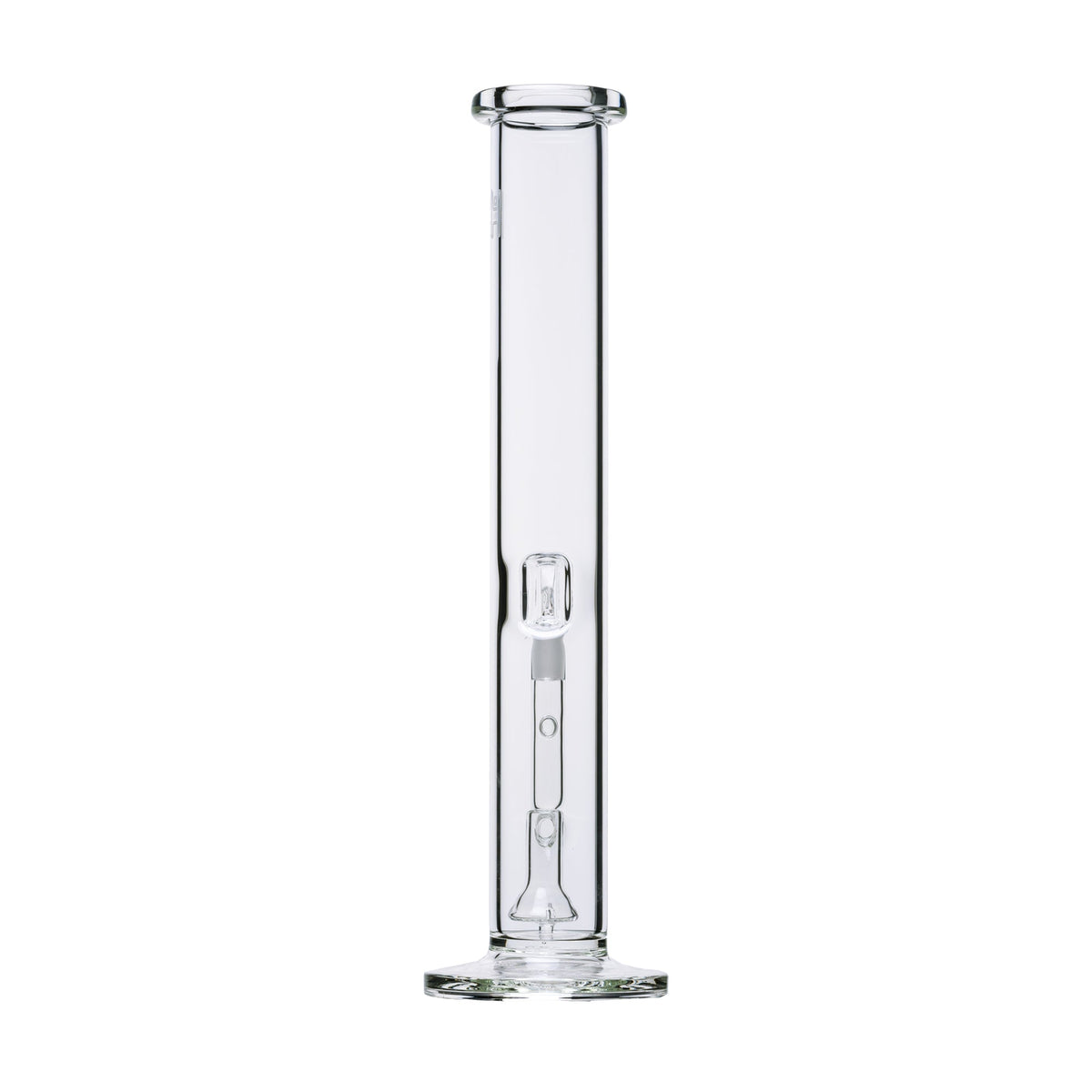 Human Grade 15" Tube Glass Water Pipe - Discreet Smoker