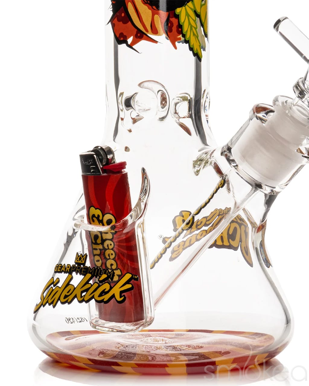 GEAR Premium x Cheech & Chong 12" 7mm Limited Edition Parked Sidekick Bong - Discreet Smoker