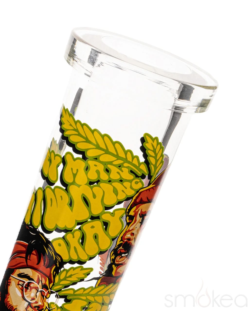 GEAR Premium x Cheech & Chong 12" 7mm Limited Edition Parked Sidekick Bong - Discreet Smoker