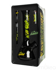 GEAR Premium x Creature 12" 7mm Limited Edition Hell Sidekick Bong - Discreet Smoker