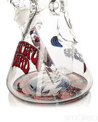 GEAR Premium x Grateful Dead 12" 7mm Limited Edition Bertha Sidekick Bong - Discreet Smoker