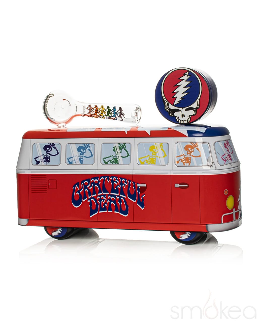 GEAR Premium x Grateful Dead Dancing Skeleton Collectible Bus Set - Discreet Smoker