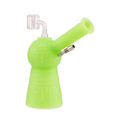 Ooze Blaster Silicone Glass 4-in-1 Hybrid Water Pipe and Dab Straw - Discreet Smoker