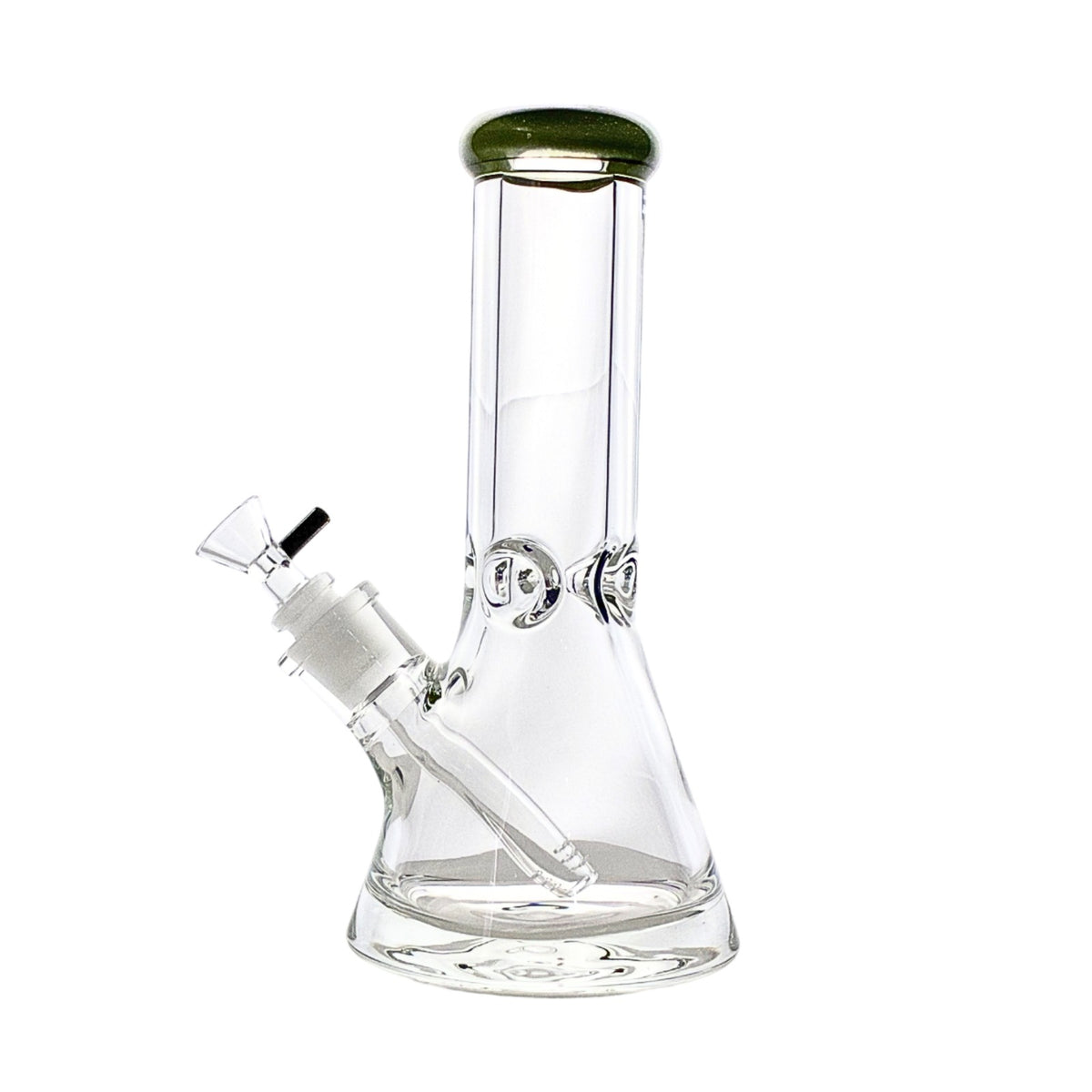 TitanBeak 10” American Color 9MM Thick Glass Beaker Bong - Discreet Smoker