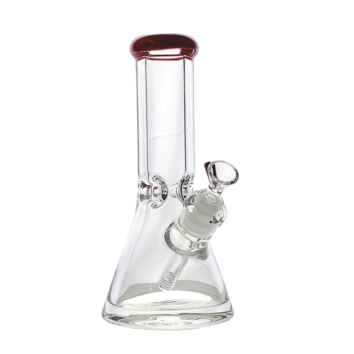 TitanBeak 10” American Color 9MM Thick Glass Beaker Bong - Discreet Smoker