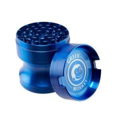 Green Monkey Grinder - Chacma 4pc with Ashtray - 63mm - Discreet Smoker