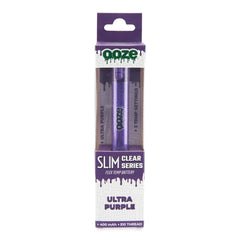 Slim Clear Series Transparent 510 Vape Battery - Discreet Smoker