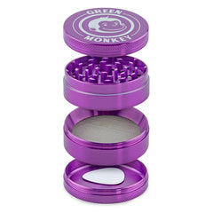 Green Monkey Grinder - Capuchin 4pc - 63mm - Discreet Smoker