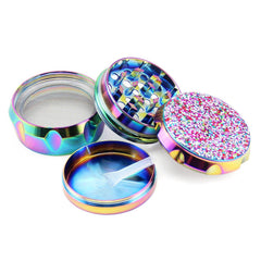 Girly Weed Grinder Glitter - Discreet Smoker