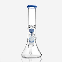 11-inch Glass Beaker Bong with Tree Perc - Discreet Smoker