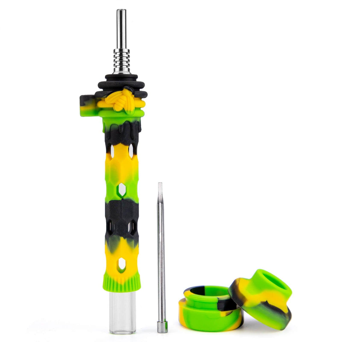 Glass Dab Straw Silicone Sleeve - Discreet Smoker