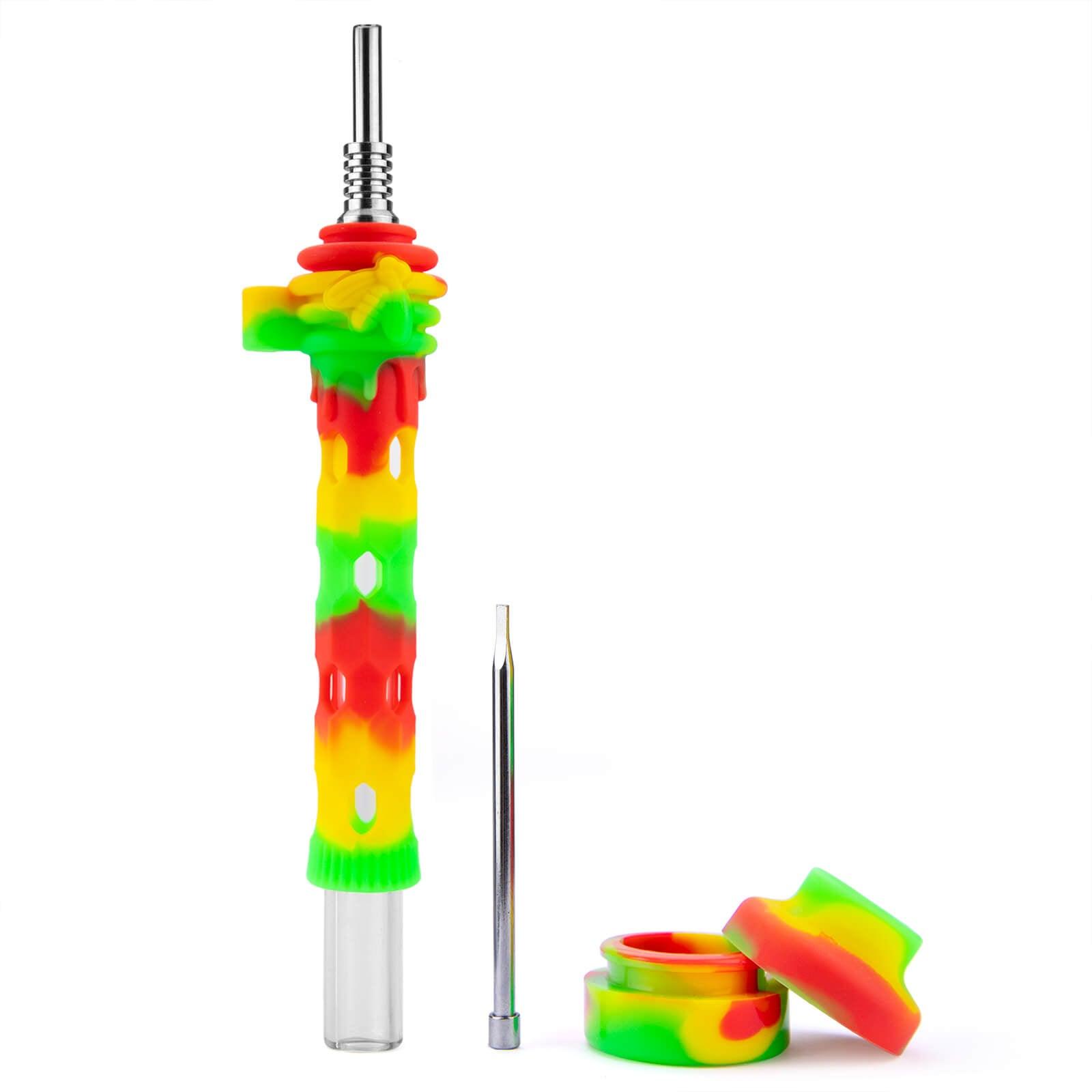Glass Dab Straw Silicone Sleeve