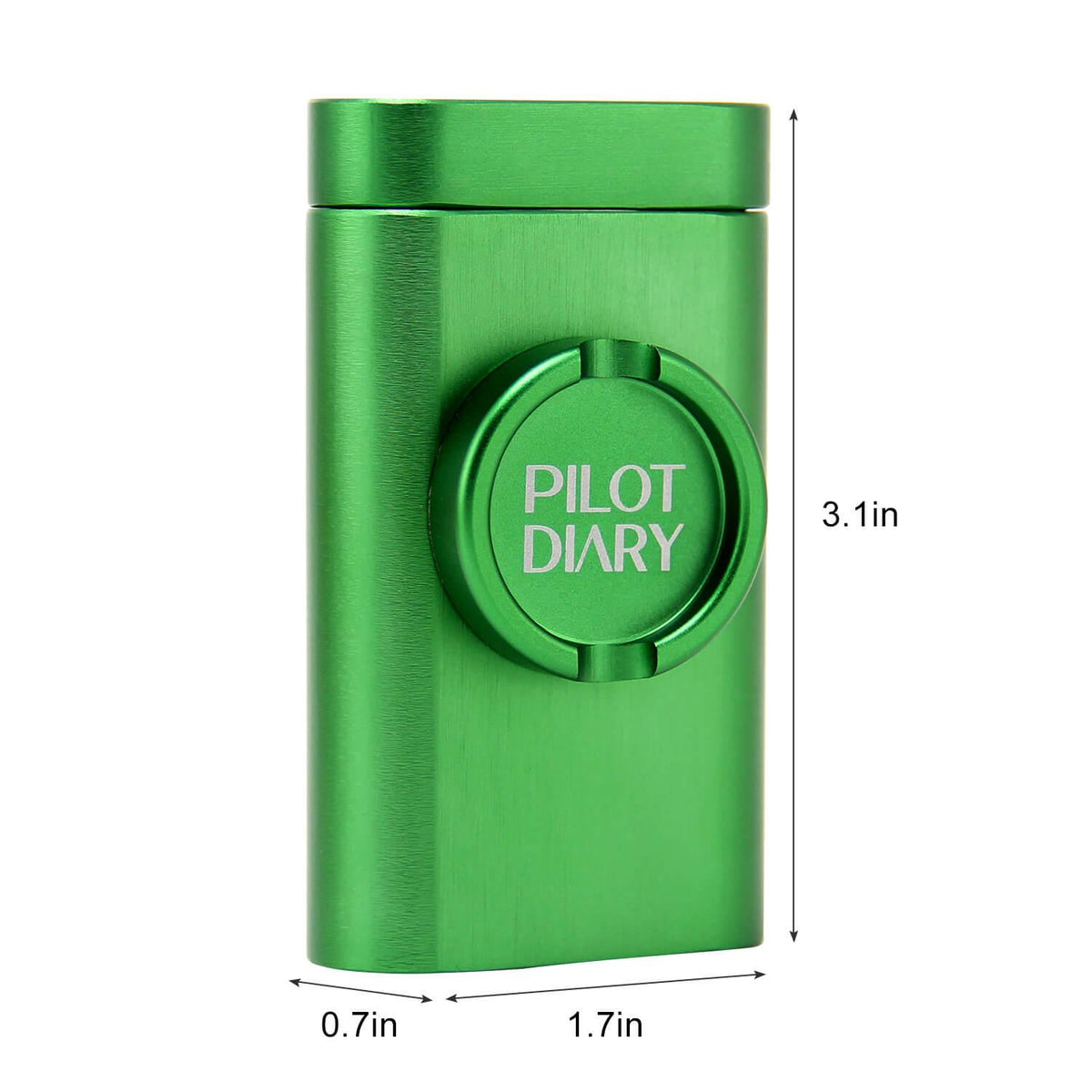 One Hitter Dugout With Grinder - Discreet Smoker
