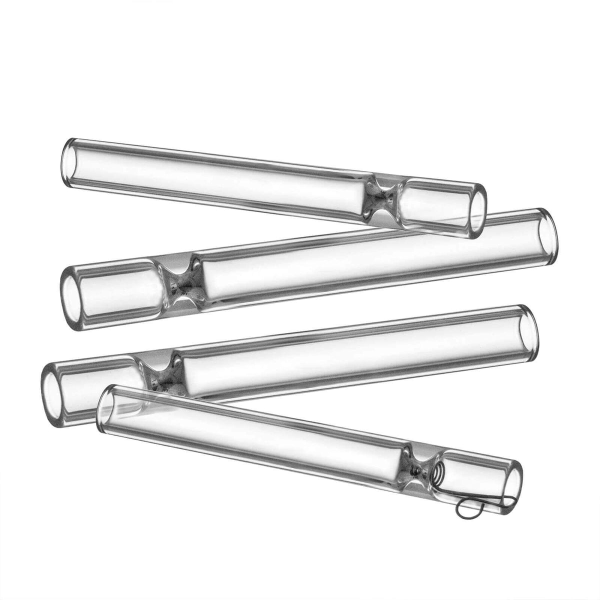 Glass One Hitter Metal Screen - Discreet Smoker