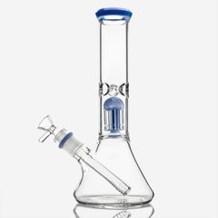 11-inch Glass Beaker Bong with Tree Perc - Discreet Smoker