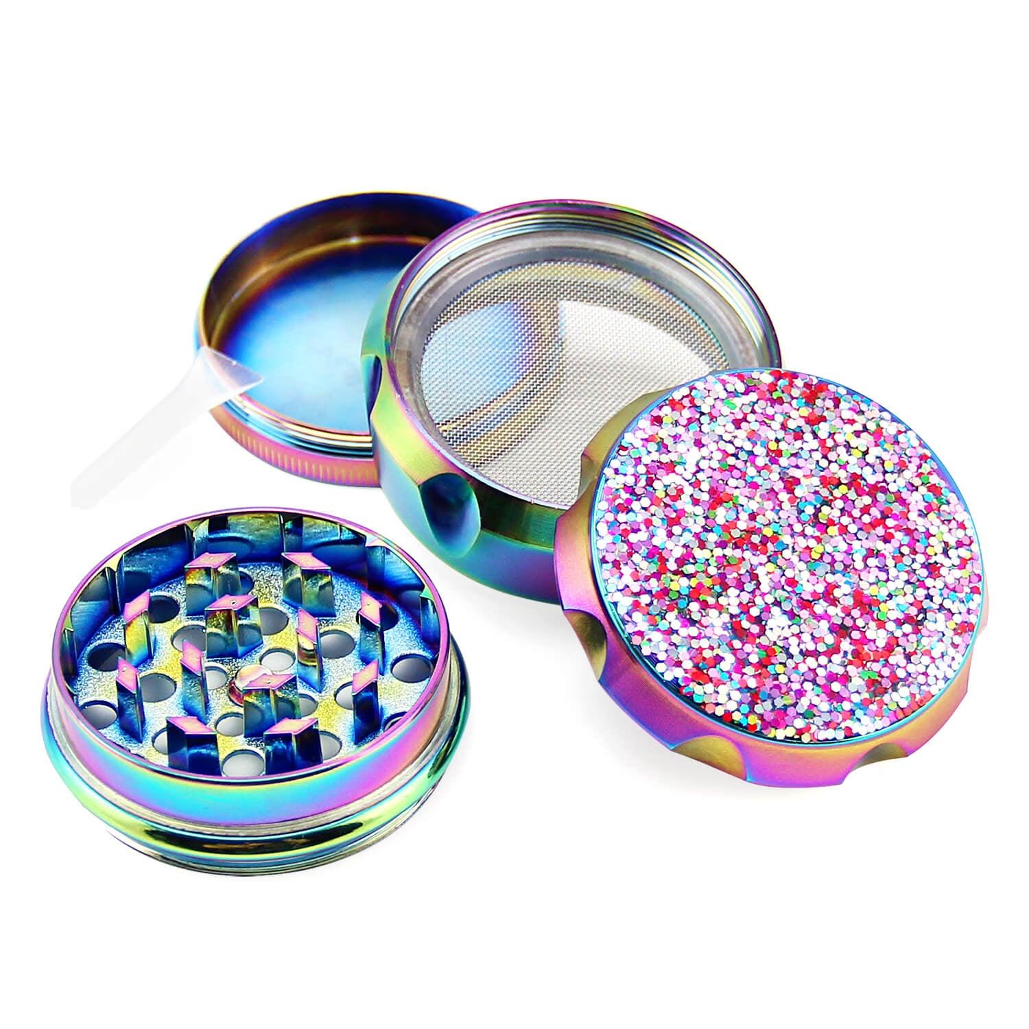 Girly Weed Grinder Glitter