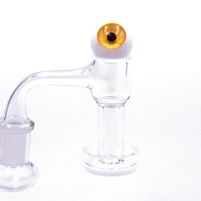 Glass Eyeball Terp Marble Cap, Yellow