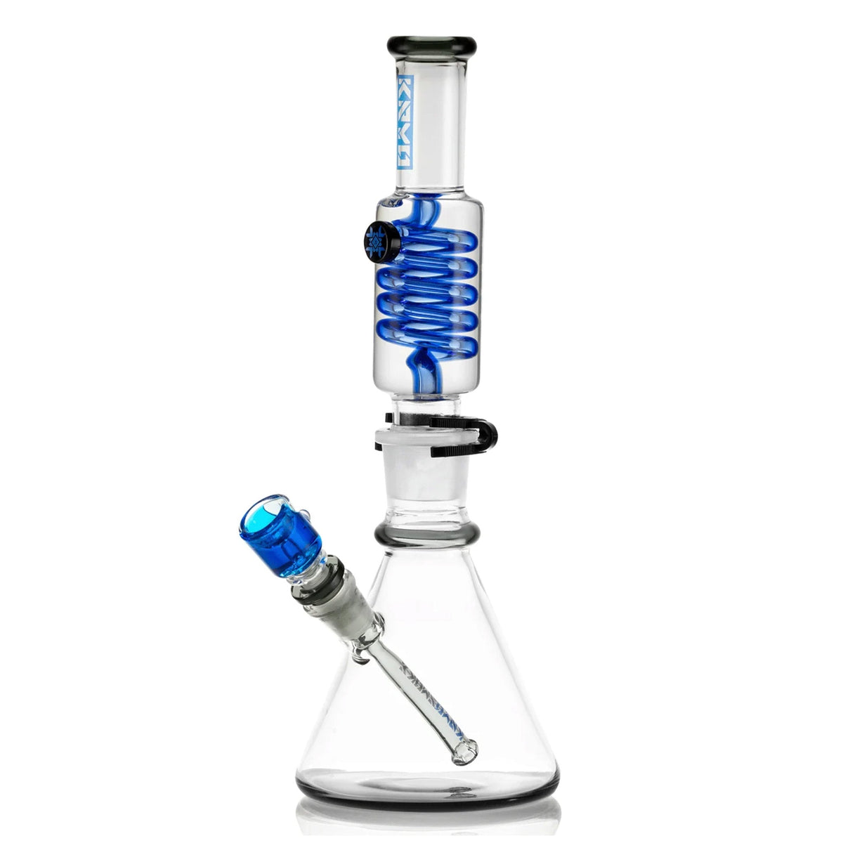 Glycerin Coil Beaker Bong 14″ - Discreet Smoker