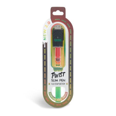 Ooze Twist Slim Pen 2.0 510 Thread Vaporizer Battery - Discreet Smoker