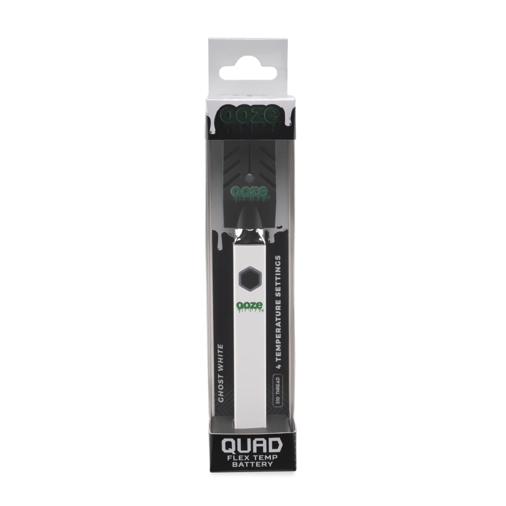 Ooze Quad 510 Thread 500 mAh Square Vape Pen Battery - Discreet Smoker