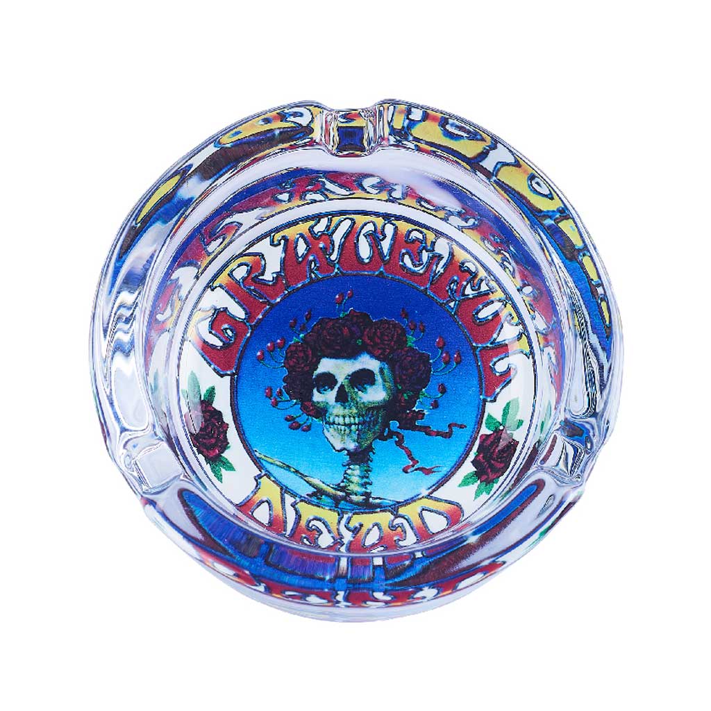 GRATEFUL DEAD GLASS ASHTRAY - Discreet Smoker