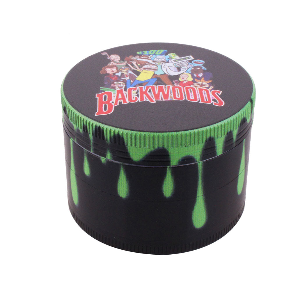 COLOR DRIP ALUMINUM 4-PIECE HERB GRINDER - Discreet Smoker