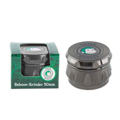 Green Monkey Grinder - Baboon Crown 4pc - 50mm - Discreet Smoker