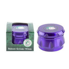 Green Monkey Grinder - Baboon Crown 4pc - 50mm - Discreet Smoker