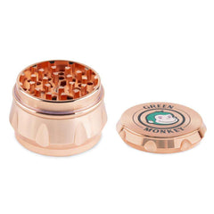 Green Monkey Grinder - Baboon Crown 4pc - 50mm - Discreet Smoker