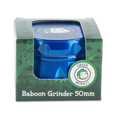 Green Monkey Grinder - Baboon Crown 4pc - 50mm - Discreet Smoker