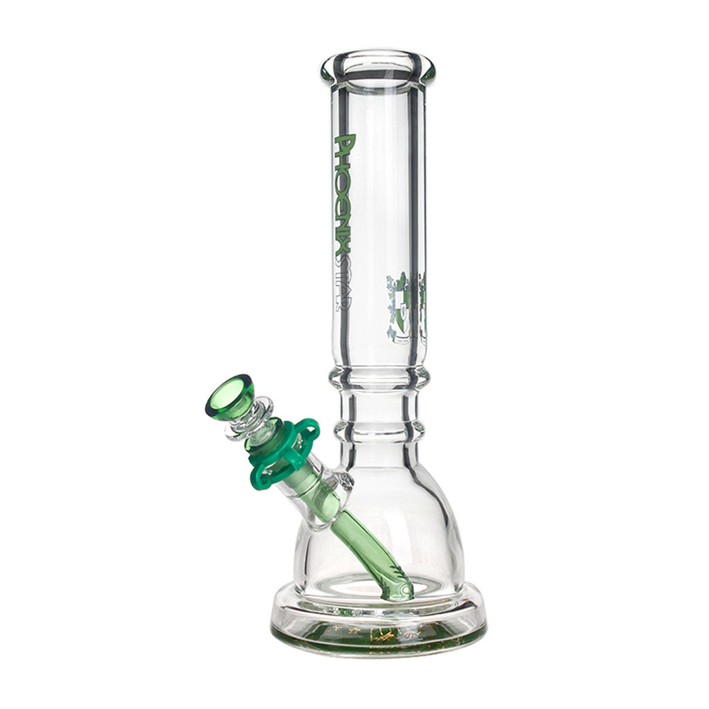 PHOENIX STAR 7MM GLASS 12 INCHES BEAKER BONG WITH WIDE BASE - Discreet Smoker