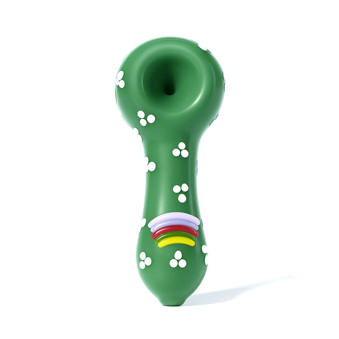 RAINBOW HAND PIPE, Green Rainbow