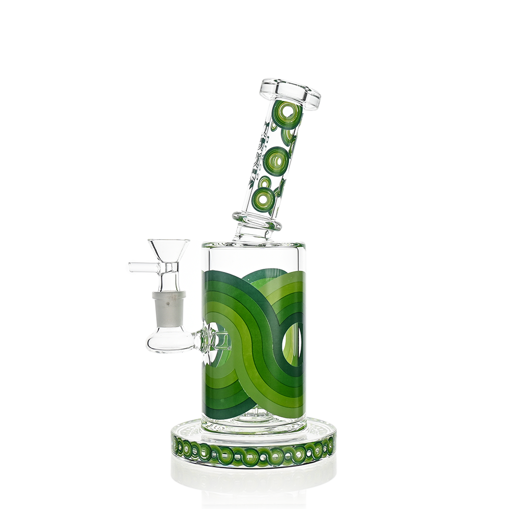 Retro Scientific Bong with Matrix Perc | Croia Glass - Discreet Smoker