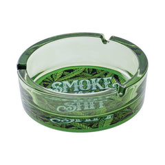 GREEN SMOKE THAT SHIT GLASS ASHTRAY - Discreet Smoker