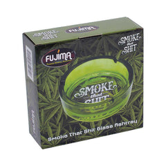 GREEN SMOKE THAT SHIT GLASS ASHTRAY - Discreet Smoker