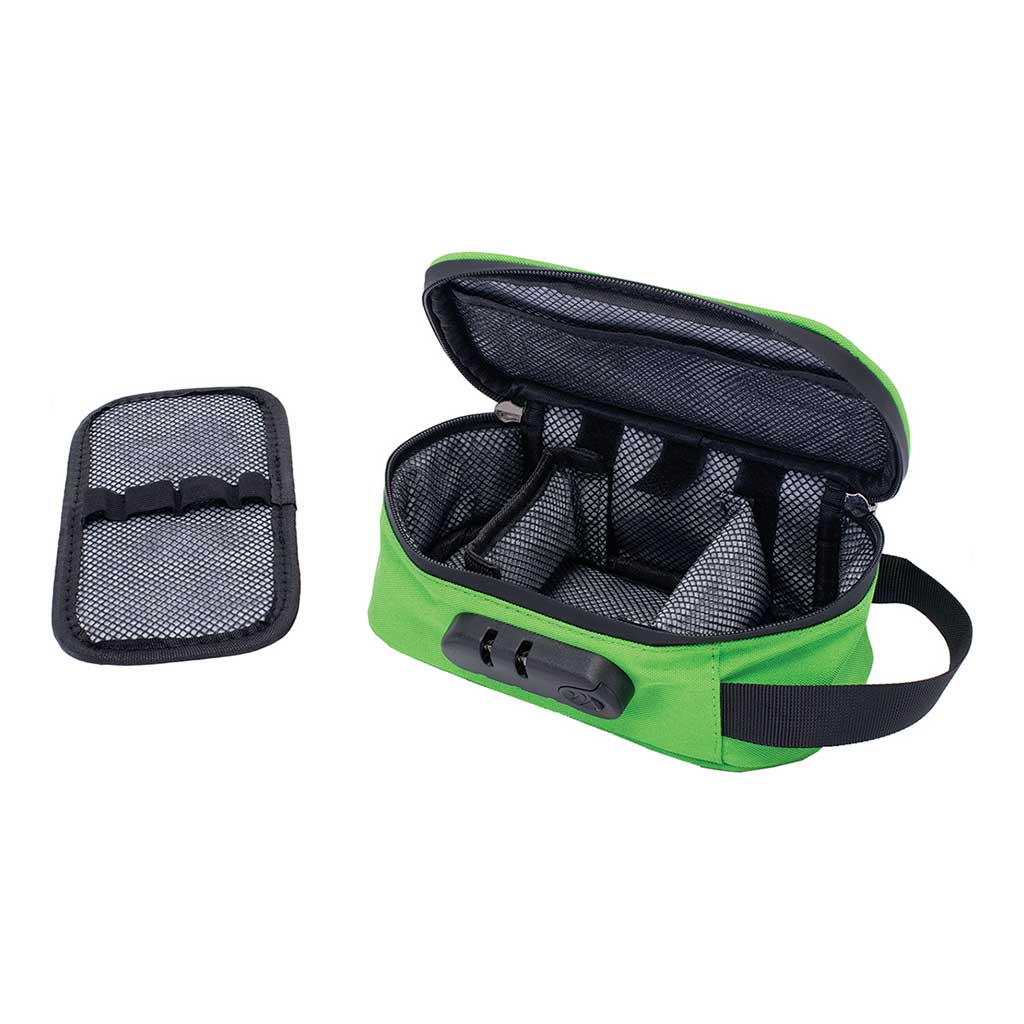 8IN X 4IN X 3IN SMELLPROOF BAG - GREENERY - Discreet Smoker