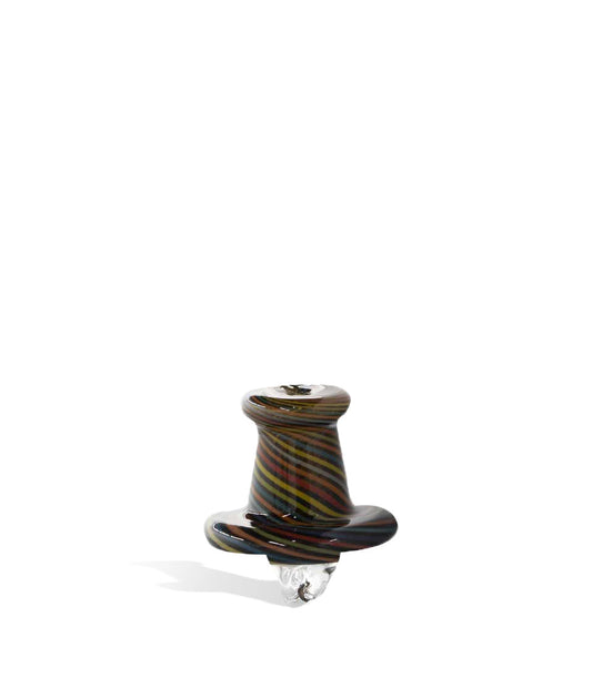 Colored Boro Glass Carp Cap with Dual Directional Airflow - Discreet Smoker